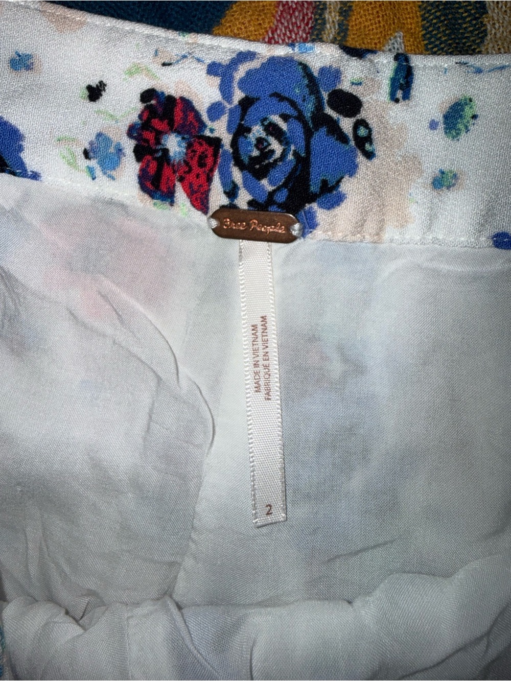 Free People Flirting Fleurs Mini Skort in White - Picture 6 of 6